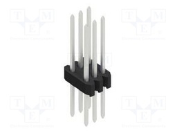 Connector: pin strips; pin header; male; PIN: 6; 1.27mm; THT; 2x3