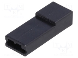 Terminals cover; female; for push-on 6.3mm connectors; ways: 1