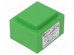 Transformer: encapsulated; 4.5VA; 230VAC; 7.5V; 600mA; IP00; 150g