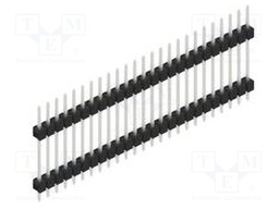 Connector: pin strips; pin header; male; PIN: 25; 2.54mm; THT; 1x25