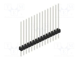 Connector: pin strips; pin header; male; PIN: 15; 2.54mm; THT; 1x15