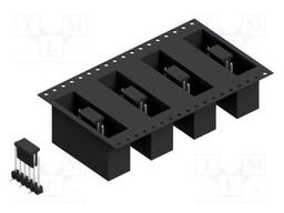 Connector: pin strips; pin header; male; PIN: 6; 2.54mm; SMT; 1x6