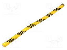 Rope; polypropylene; Ørope: 12mm; L: 100m; with a core; yellow