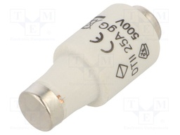 Fuse: fuse; gG,time-lag; 25A; 500VAC; DII