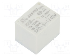 Relay: electromagnetic; SPST-NO; 10A; THT; Series: SRD; 100mΩ