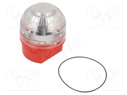 Signaller: lighting; flashing light; red; Sonos; 110/230VAC; IP65