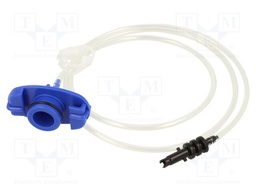 Syringe adapter; blue