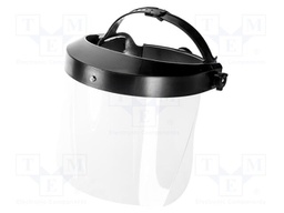 Face protection; transparent; polycarbonate; 200x350x1mm