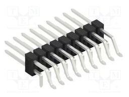 Connector: pin strips; pin header; male; PIN: 18; 2.54mm; SMT,THT