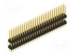 Connector: pin strips; pin header; male; PIN: 52; 2.54mm; THT; 2x26