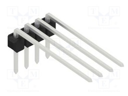 Connector: pin strips; pin header; male; PIN: 4; 2.54mm; THT; 1x4