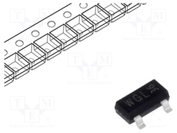 Diode: TVS array; 25.5÷35.5V; 2.6A; SOT23; Ch: 2
