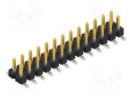Connector: pin strips; pin header; male; PIN: 26; 2.54mm; SMT; 2x13