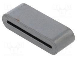 Core: ferrite; for flat cable; A: 21mm; B: 17mm; C: 5mm; D: 8mm; 300MHz
