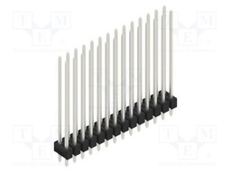 Connector: pin strips; pin header; male; PIN: 28; 2.54mm; THT; 2x14