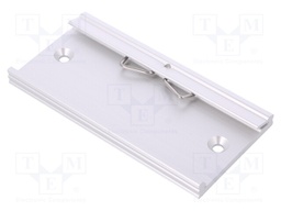 DIN rail mounting bracket; Mat: aluminium; 100mm; Rail: TS35