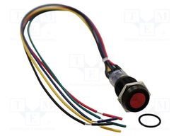 Switch: vandal resistant; Pos: 2; SPDT; 2A/48VDC; IP67; ON-(ON)