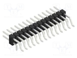 Connector: pin strips; pin header; male; PIN: 28; 2.54mm; SMT,THT