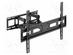 Holder; for wall mounting; 40kg; 37÷80"; black