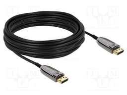 Cable; DisplayPort plug,both sides; TPU; Len: 10m; black; grey