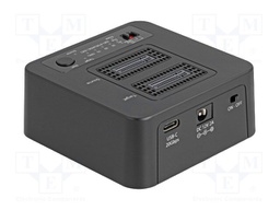 Docking station; USB 3.2 Gen 2x2; plastic; black