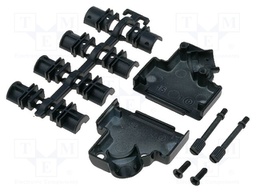 Enclosure: for D-Sub connectors; D-Sub 15pin,D-Sub HD 26pin
