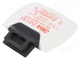 Dust filter; Protection class: P3 R; Series: D3000; 120mm