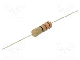Resistor: carbon film; THT; 22Ω; 2W; ±5%; Ø6.5x17.5mm; axial