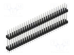 Connector: pin strips; pin header; male; PIN: 56; 2.54mm; THT; 2x28