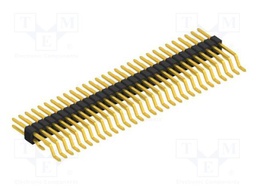 Connector: pin strips; pin header; male; PIN: 60; 1.27mm; SMT; 2x30