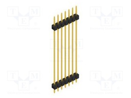 Connector: pin strips; pin header; male; PIN: 7; 2.54mm; THT; 1x7