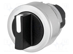 Switch: rotary; 30mm; Stabl.pos: 2; black; none; IP65; witout symbol
