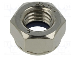 Nut; hexagonal; M12; 1.75; A2 stainless steel; 19mm; BN 637