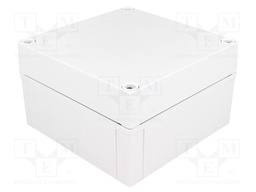 Enclosure: multipurpose; X: 130mm; Y: 130mm; Z: 75mm; MNX; ABS; grey