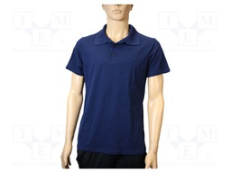 Polo shirt; ESD; XXXXL; IEC 61340; cotton,polyester,carbon fiber