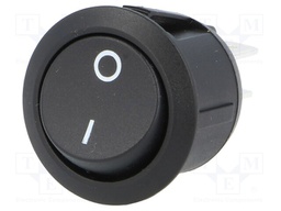 ROCKER; DPST; Pos: 2; OFF-ON; 10A/250VAC; black; none; 50mΩ; UL94V-2