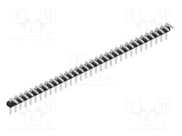 Connector: pin strips; pin header; male; PIN: 32; 2mm; THT; 1x32