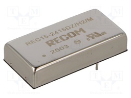 Converter: DC/DC; 15W; Uin: 9÷36V; Uout: 15VDC; Uout2: -15VDC; 2"x1"