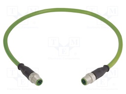 Cable: for sensors/automation; PIN: 4; M12-M12; D code-Ethernet