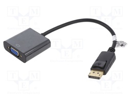 Adapter; DisplayPort 1.1; 0.15m; black; Features: Full HD