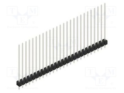 Connector: pin strips; pin header; male; PIN: 26; 2.54mm; THT; 1x26