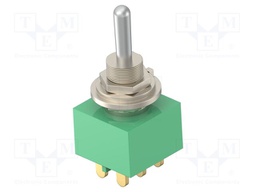 Switch: toggle; Pos: 2; DPDT; ON-ON; 3A/250VAC; 4A/28VDC; -20÷80°C