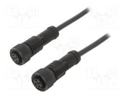 Cable: for sensors/automation; PIN: 4; M12-M12; D code-Ethernet