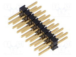 Connector: pin strips; pin header; male; PIN: 16; straight; 2.54mm
