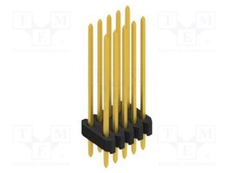 Connector: pin strips; pin header; male; PIN: 10; 1.27mm; THT; 2x5