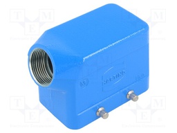 Enclosure: for Han connectors; Han Ex; size 10B; for cable; M25