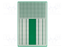 Board: universal; single sided,prototyping; W: 54.61mm; L: 88.26mm