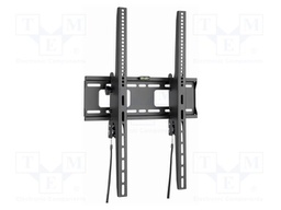 Holder; for wall mounting; 75kg; 37÷75"; black