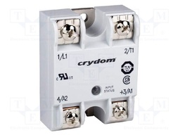Relay: solid state; Ucntrl: 3÷32VDC; 50A; 24÷280VAC; on panel; IP00