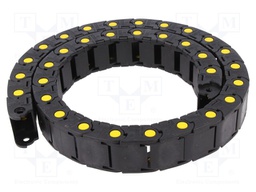 Cable chain; Series: Medium; Bend.rad: 80mm; L: 990mm; Colour: black